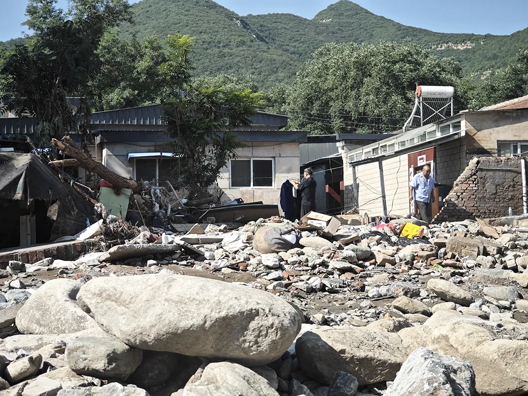 门头沟灾后纪实：满地碎石淤泥，40个村有序重建