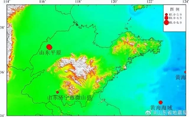 山东8月记录到天然地震发生175次