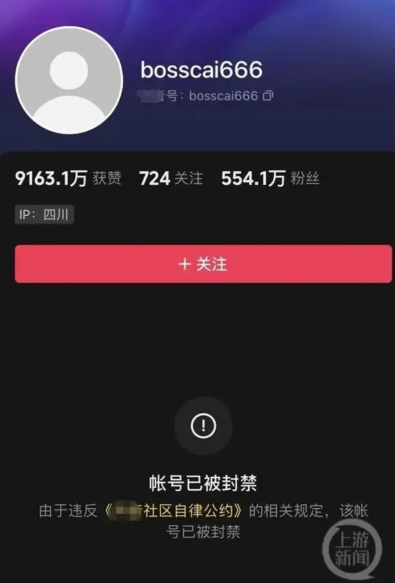 一起来盘点今年被禁的5个千万网红